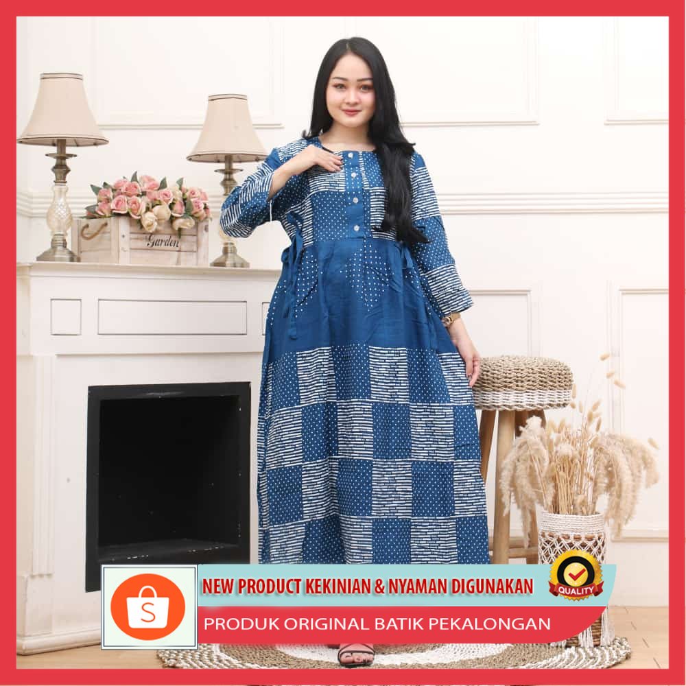 DASTER BALI CHIBI TALI SAMPING 4 KOTAK LENGAN PANJANG TERBARU KEKINIAN BUSUI FRIENDLY