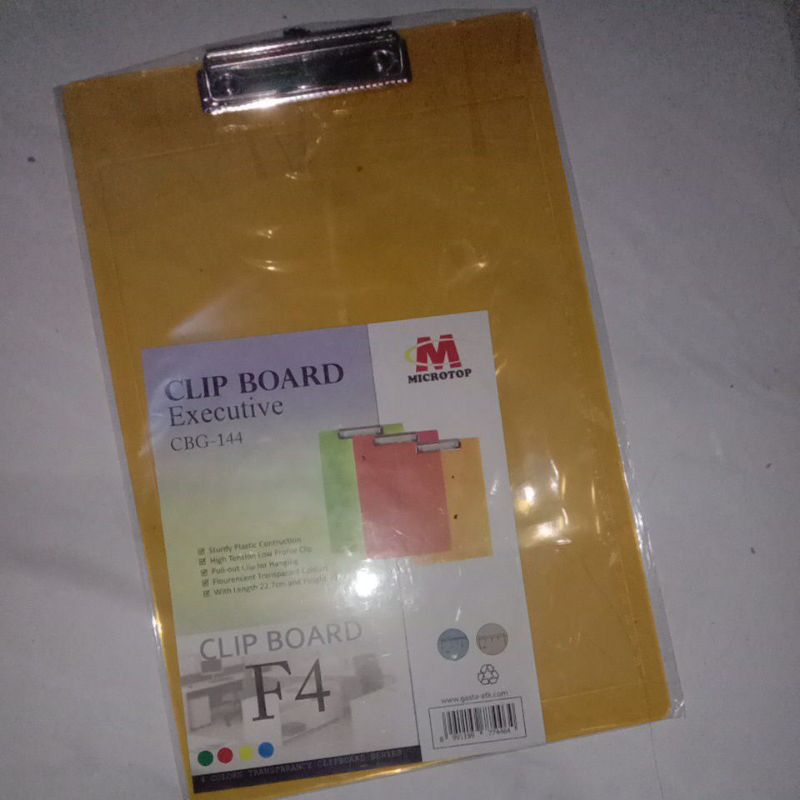 

CLIP BOARD MICROTOP CBG-144/PAPAN JALAN