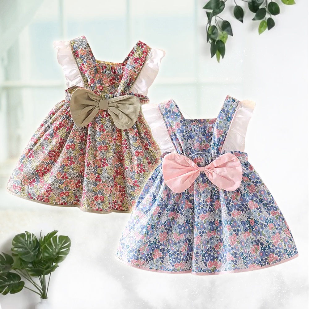 Dress Casual Pesta Anak Perempuan DRI-106 DRI-107 DRI-108 DRI-109 DRI-112 Cewek Import Premium Setelan Baju Rok Renda Impor Bayi Balita Perempuan 6 Bulan - 5 Tahun Baju Anak Perempuan Baju Bayi Perempuan