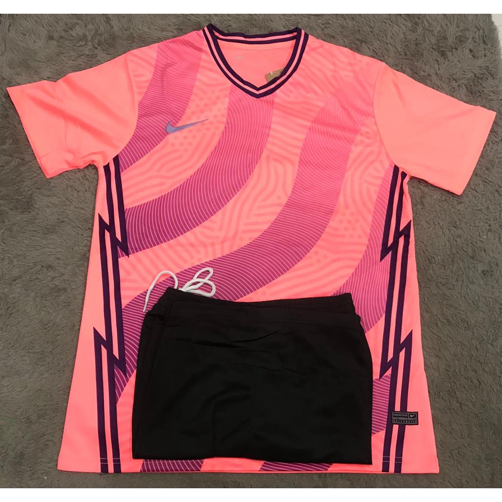 SETELAN BAJU FUTSAL PINK IMPORT GO