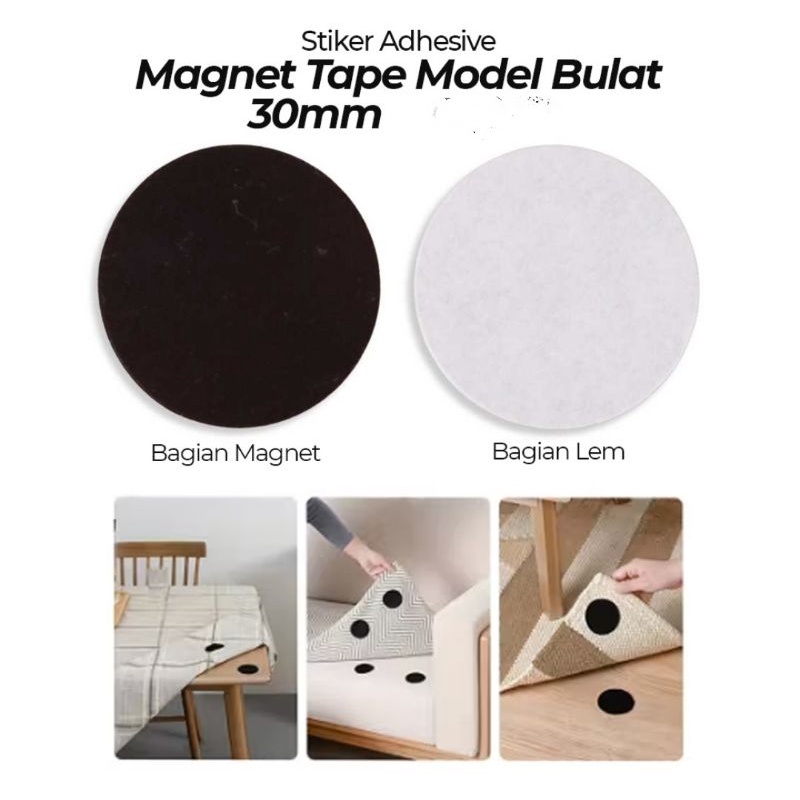 

Sticker Lem Magnet Tape Model Bulat Stiker Perekat Furniture