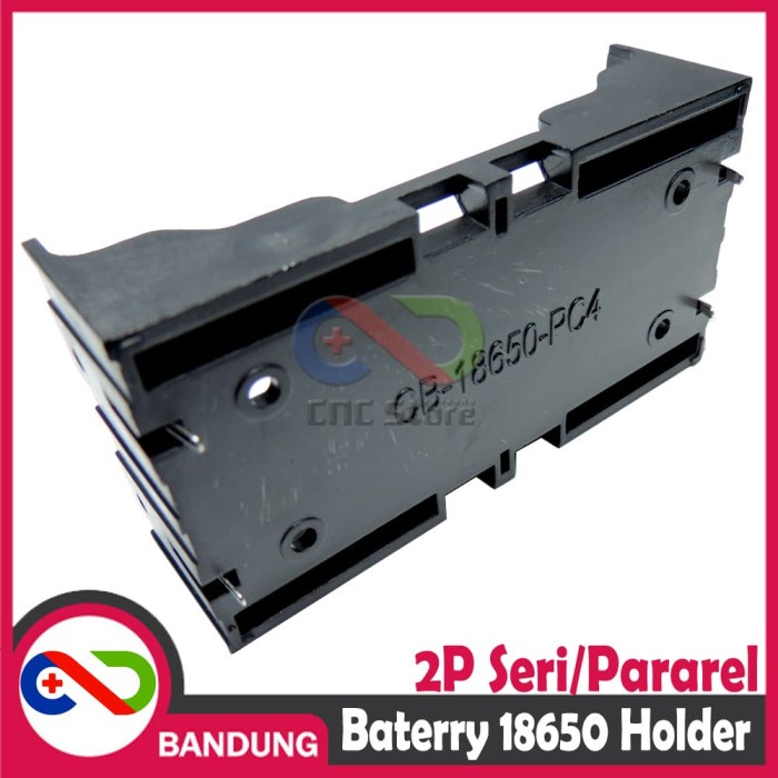 TEMPAT BATERAI 18650 HOLDER BATTERAY 18650 CASE BATERRY 18650 2 SLOT PARAREL