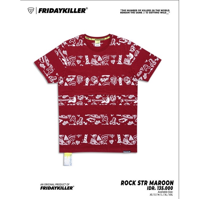 KAOS FRIDAY KILLER | ROCK STR MAROON