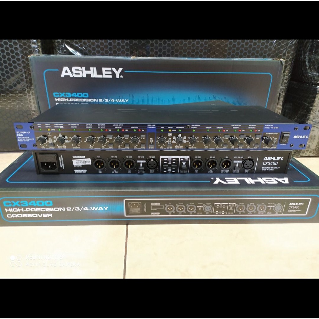 Crossover Ashley CX 3400 Original Ashley CX3400 With Limiters Super X Pro