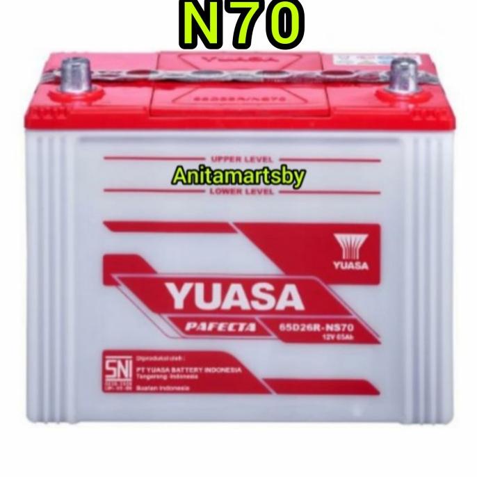 Jual Accu - Aki mobil N70 100% original YUASA PAFECTA | Shopee Indonesia