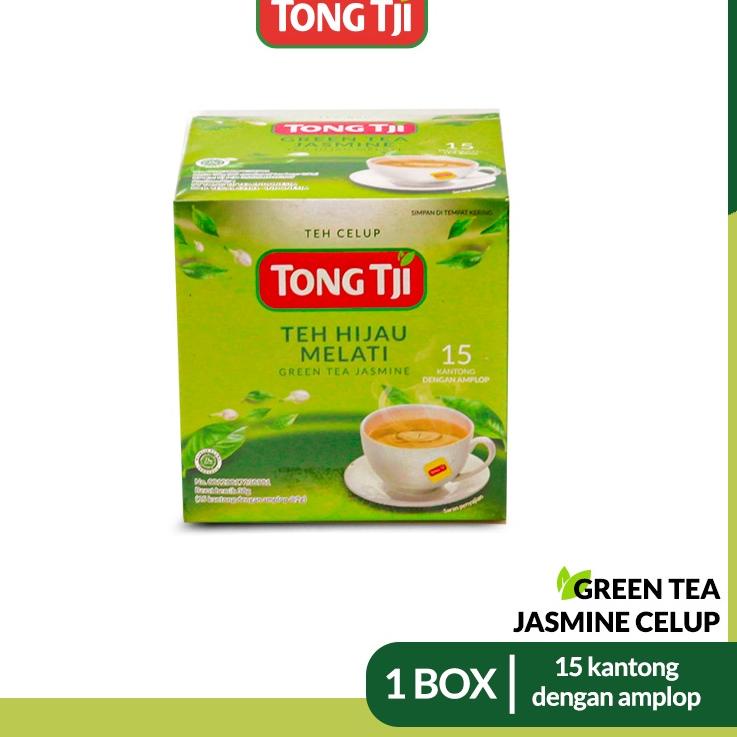 

id3u8Ti Tong Tji Green Tea Jasmine 1 pack isi 30 gram ( Tea Bag/ Teh Celup dgn Amplop )