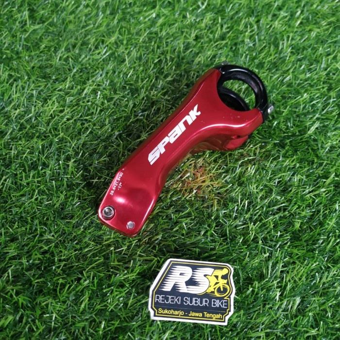 Stem Sepeda SPANK -17° nunduk OS 9 cm Oversize anodize super ringan MTB road