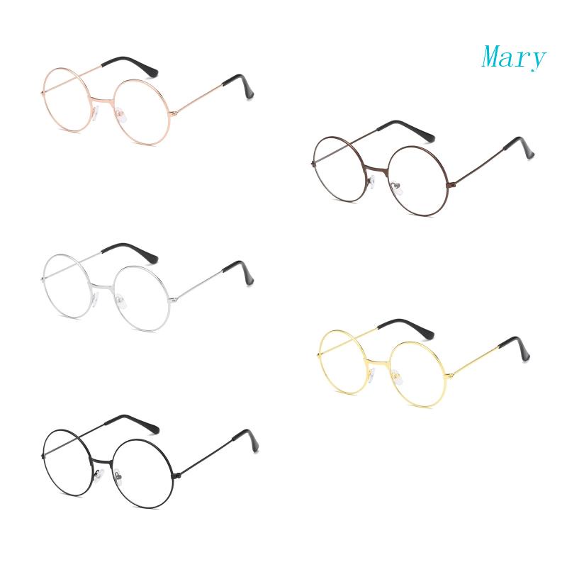 Mary Round Frame Eyewear Dolls Kacamata Aksesori Untuk Mainan Bebek Anak 12inch