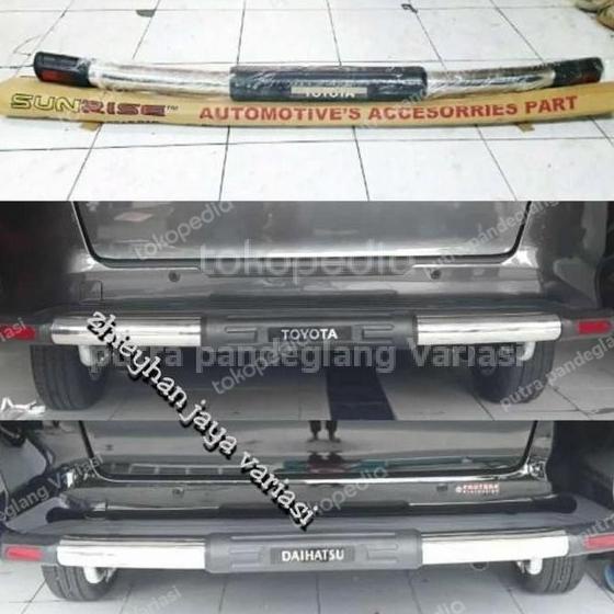 Tanduk Bemper Pengaman Belakang Mobil Daihatsu Sigra