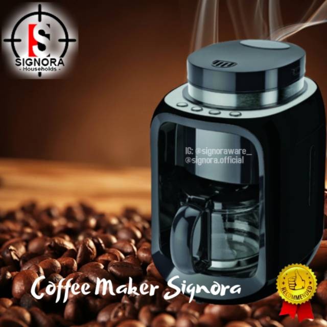 SIGNORA COFFEE MAKER  MESINPEMBUAT KOPI SIGNORA 0.6LITER