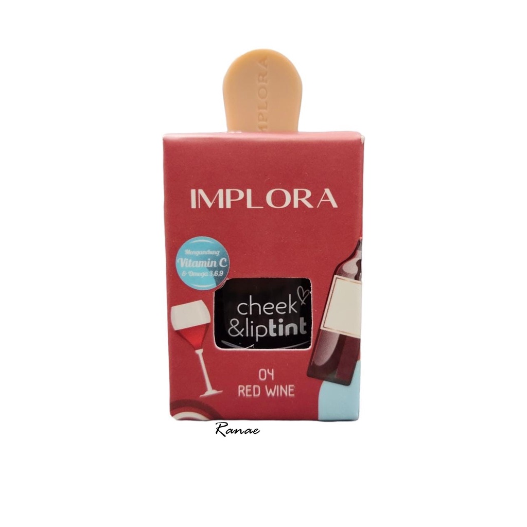 Implora Cheek &amp; Lip Tint Liptint Original BPOM