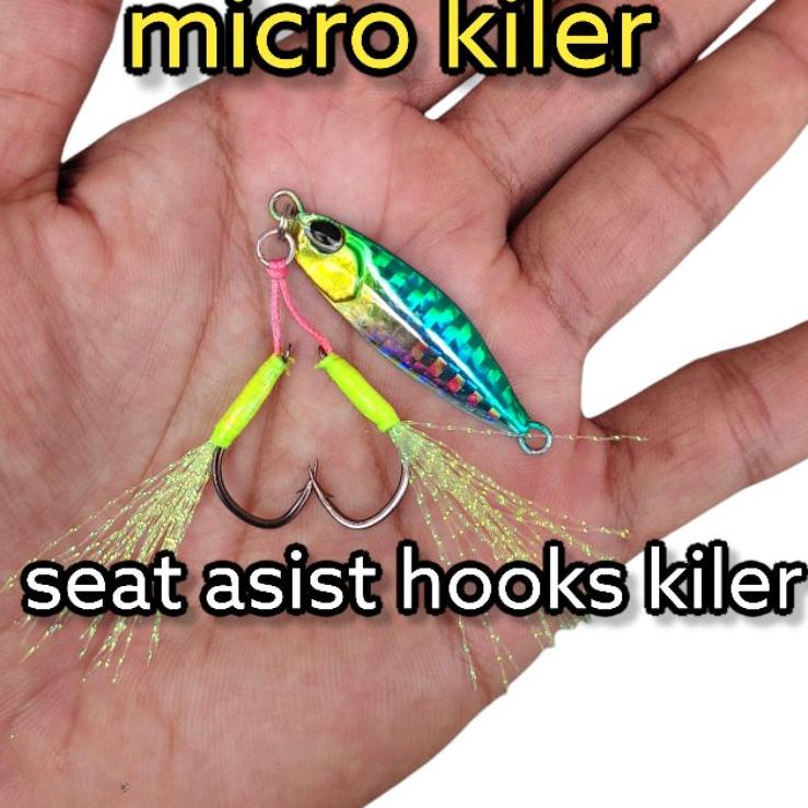 TERBARU  micro jig 10g micro jig 10 gram micro jig 7g micro jig 15g 20g metal jig kiler umpan jig um