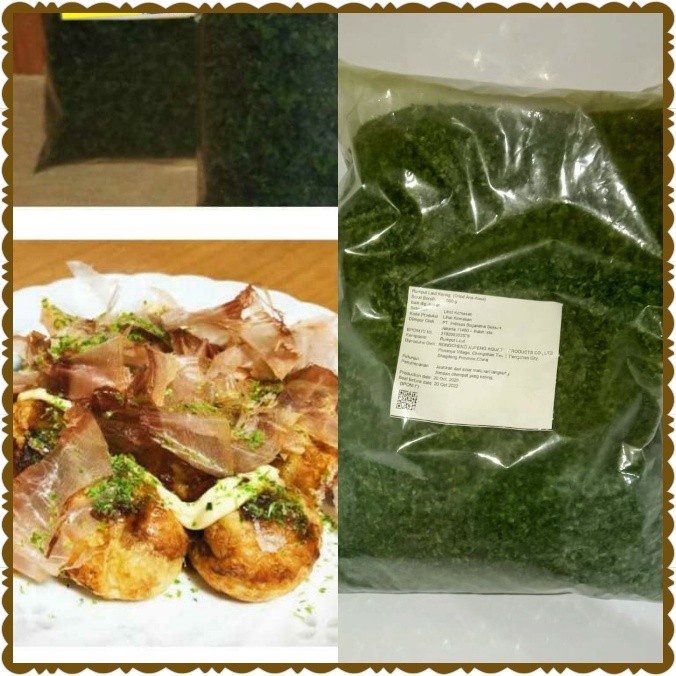 

Aonori Taburan Takoyaki 500 Gram / Nori Rumput Laut Bubuk Kasar
