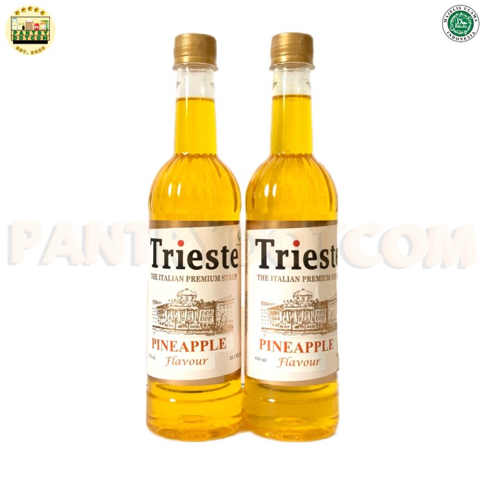 

TRIESTE SYRUP RASA PINEAPPLE - SIRUP PREMIUM 650ML