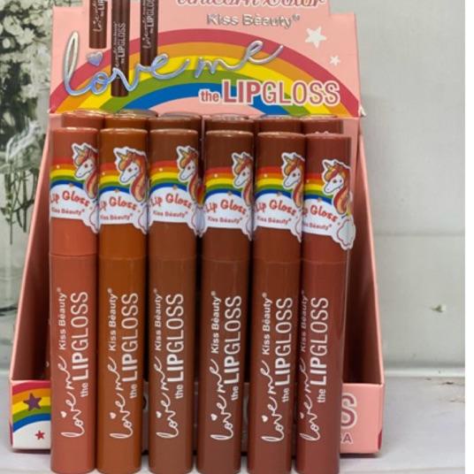 Diskon | KI3 | (6 PCS)LIPGLOSS UNICORN KISS BEAUTY NO 7883-03A(thailand) ORIGINAL