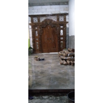 Pintu gebyok full Finishing.