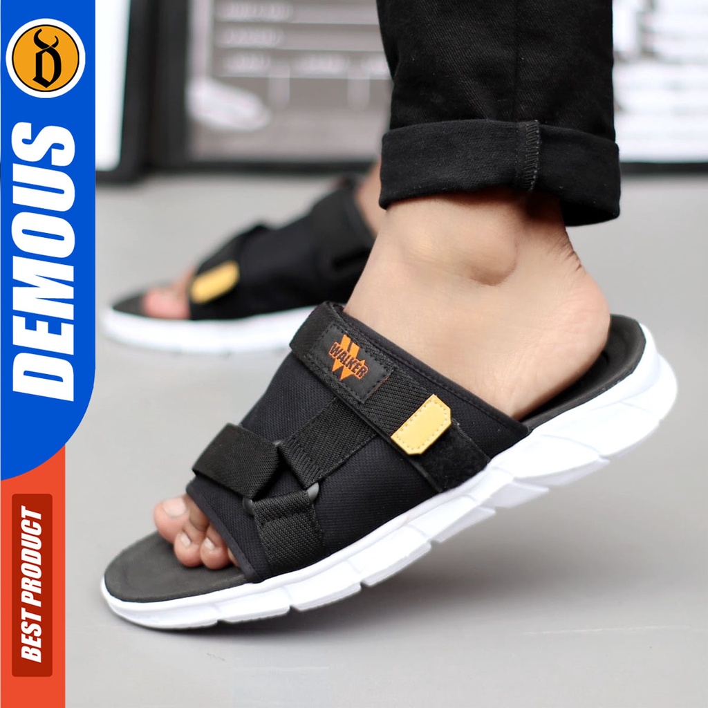 DEMOUS Anthony - Sandal Slide Pria Sendal Casual Distro