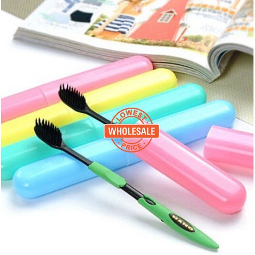 [Harga Grosir]Case Holder Pelindung Tabung Sikat Gigi Portabel Breathable Warna-Warni Tahan Lama Tahan Debu Untuk Travel/Hot Sale
