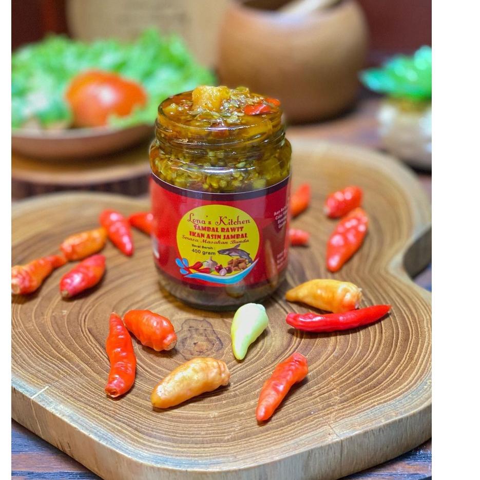 

PALING AMPUH✌️>>> Sambal Rawit Ikan Asin Jambal berat 400gram berat isi 200gram
