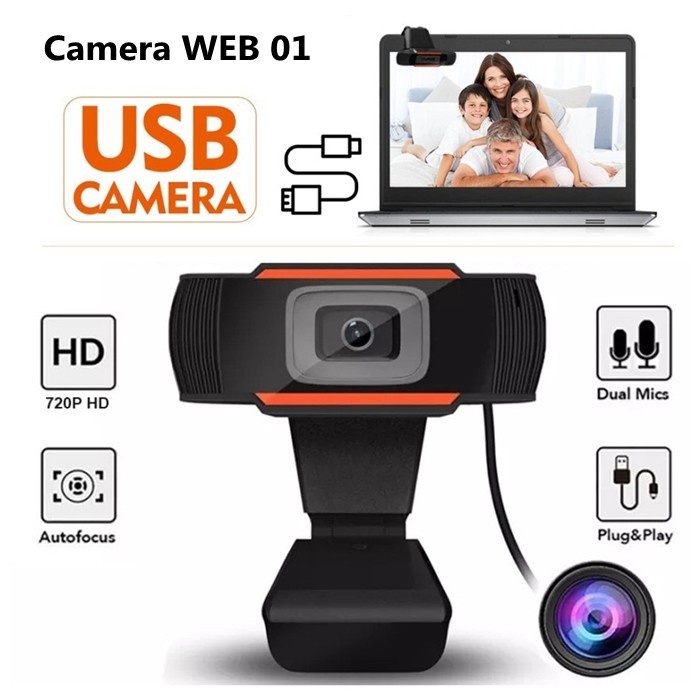 Webcam Webcam Hd Web 01 Kamera Laptop Komputer Kamera Usb External Kamera Hp