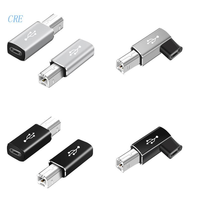 Cre USB3.1 Tipe C Female to USB2.0 B Male Midi-Adapter Adapter Instrumen Elektronik