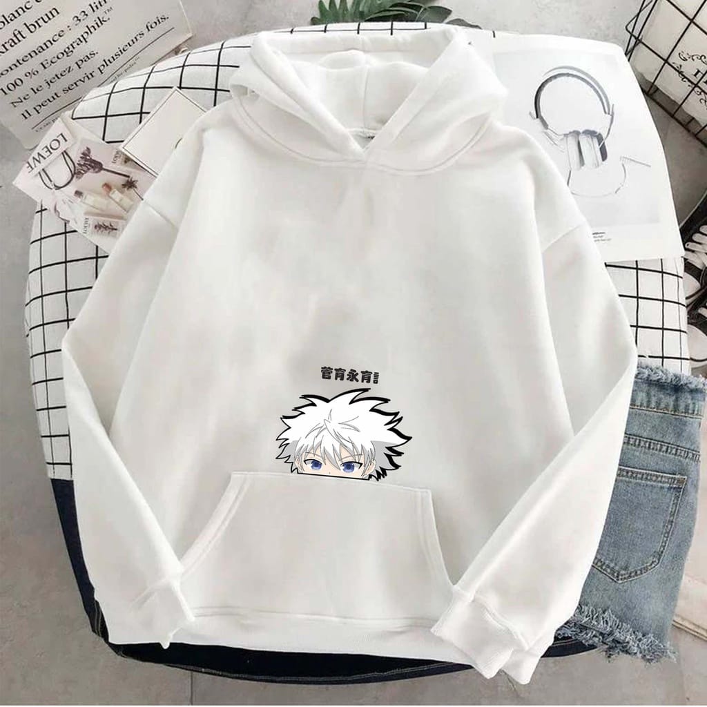 JAKET PRIA KILLUA HUNTER X HUNTER M L XL 65K