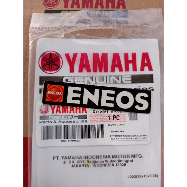 Stiker Striping Emblem Eneos Kecil Original Yamaha MX King MX150 Original