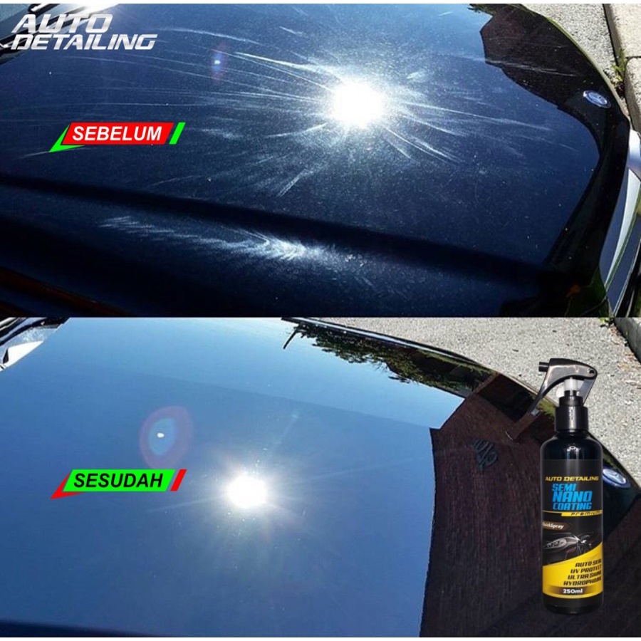 Pengkilap Body Mobil dan Motor Nano Coating | Pelapis Pelindung Perawatan Cat