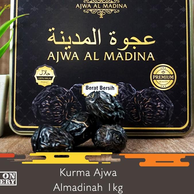 

Terbaru[TD4]-Kurma Ajwa Kaleng 1kg Ajwa Al Madina Ajwa Kemasan Exclusive Ori