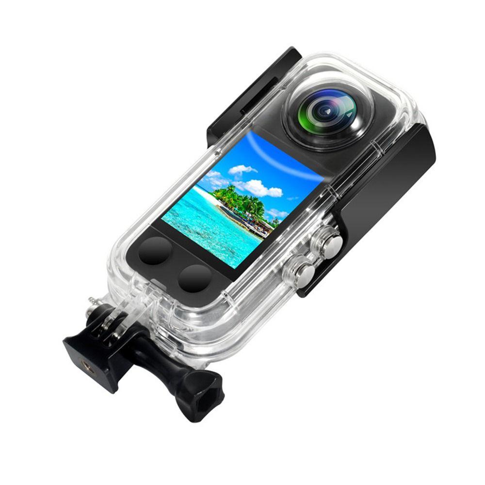 POPULAR Casing Anti Air Populer 40M Kerang Kamera Action Panorama Bawah Air Untuk Insta360 X3