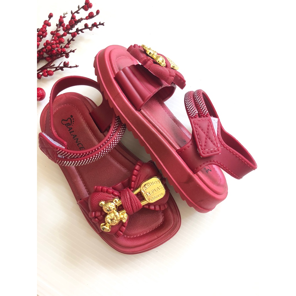 [4-8 Tahun] Sandal Anak Perempuan Cewek Import Jelly PITAGOLDBEAR Balance 926-4M