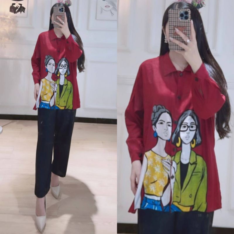 SETELAN RENATA BUNDA CORLA CLAURA / SETELAN GAMBAR ORANG / SETELAN MODEL KEKINIAN MOTIF TERBARU /SET