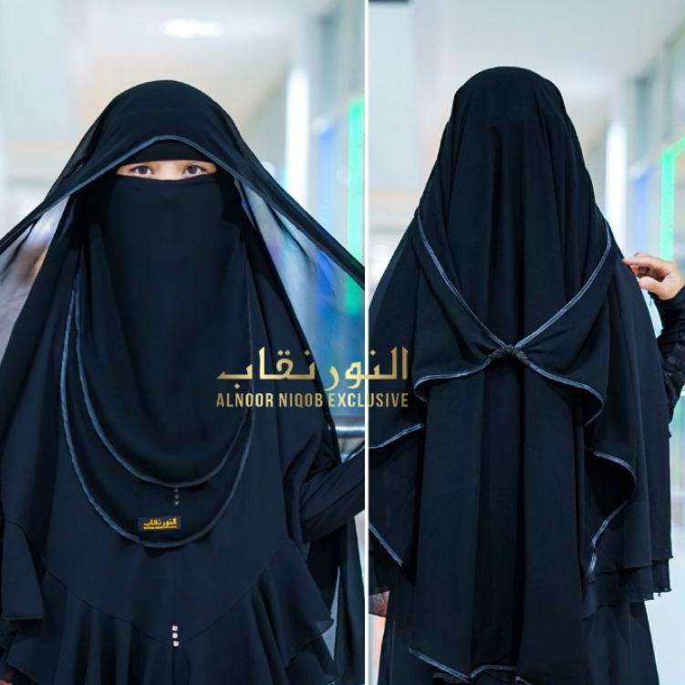 Langsung Order Niqab butterfly KANCING  SHANGHAI cadar yaman cadar al noor niqob cantik