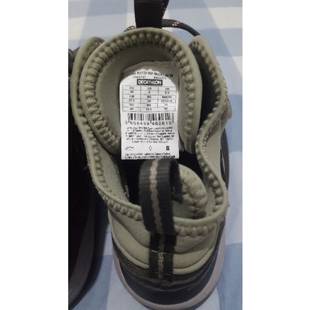 SEPATU GUNUNG WATERPROOF QUECHUA MID NH150 NO.40 GREY