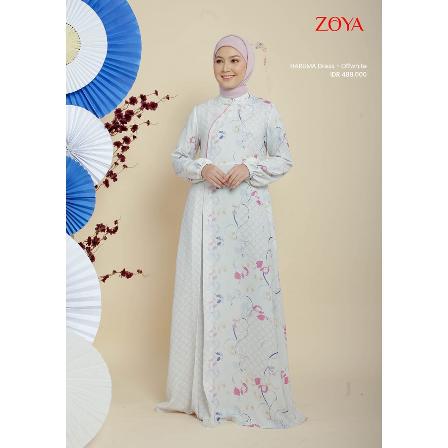 Zoya Pakaian Muslim Wanita Gamis Best Seller Haruma Dress