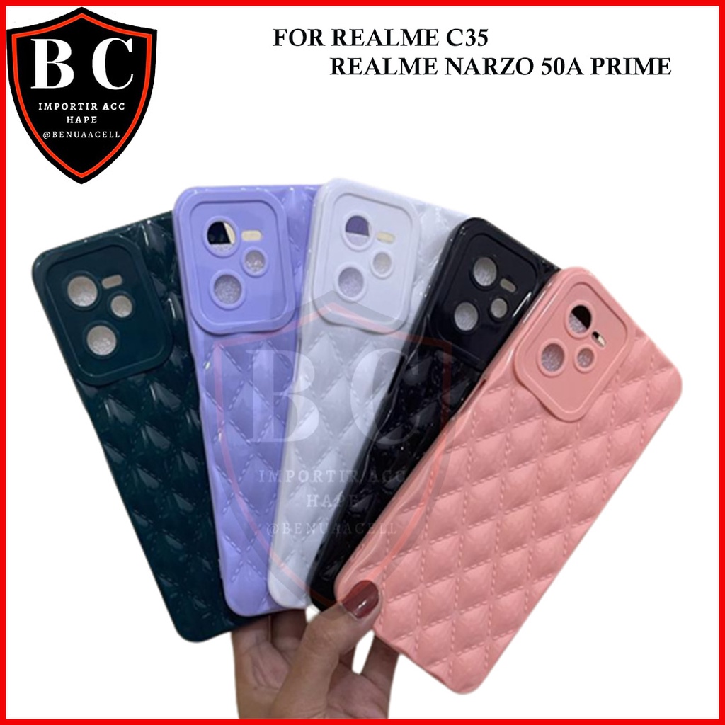 SOFTCASE GLOSY DIAMOND REALME C35 C33 C31 C30 REALME C12 C25 C25S REALME C1 C2