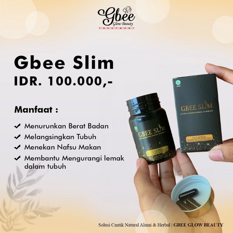 GBEE SLIM EXTRA HERBAL SLIMMING//PELANGSING