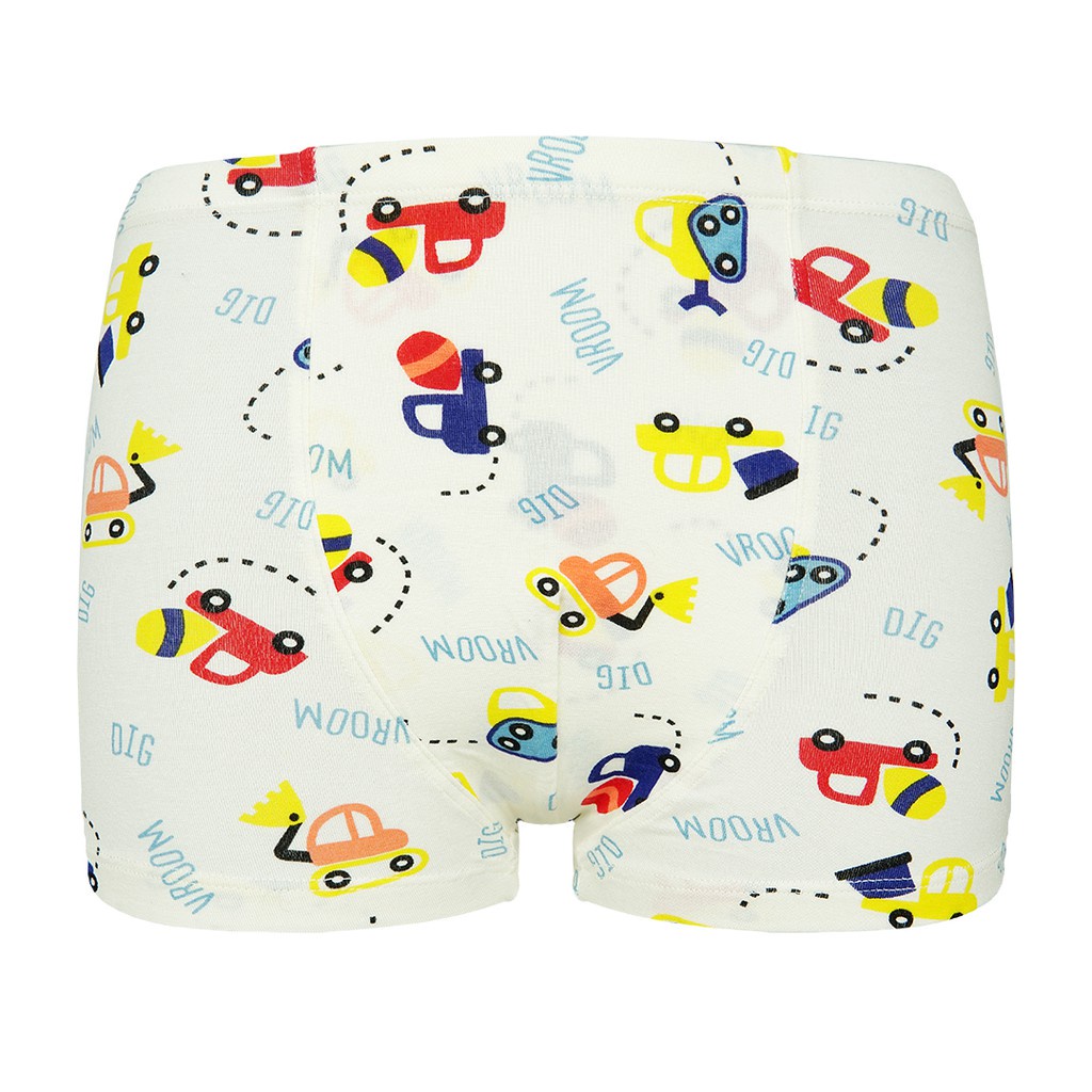 Flykids Celana Dalam Boxer Anak Laki Premium 3 Pcs Print Mobil Flykids Underwear FK 3161