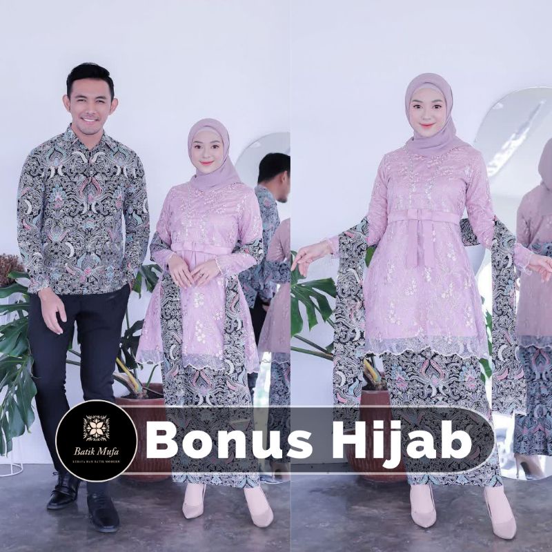 Kebaya couple KHAIRA Dusty KEBAYA MODERN Baju kebaya lamaran kebaya tunangan baju wisuda