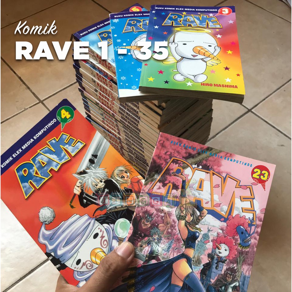 KOMIK RAVE FULL SET 1-35 KOMPLIT KONDISI MULUS