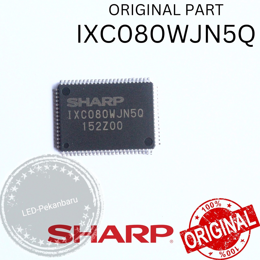 ORIGINAL IC SHARP IXC080WJN5Q IXC080 PROGRAM TV - MICOM - MICON