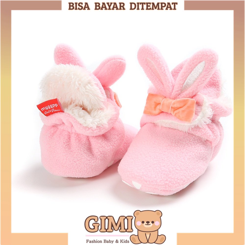 Sepatu Prewalker Bayi Perempuan Import Bulu Kelinci Sepatu Bayi Perempuan 6 12 Bulan 0 6 Bulan Prewa