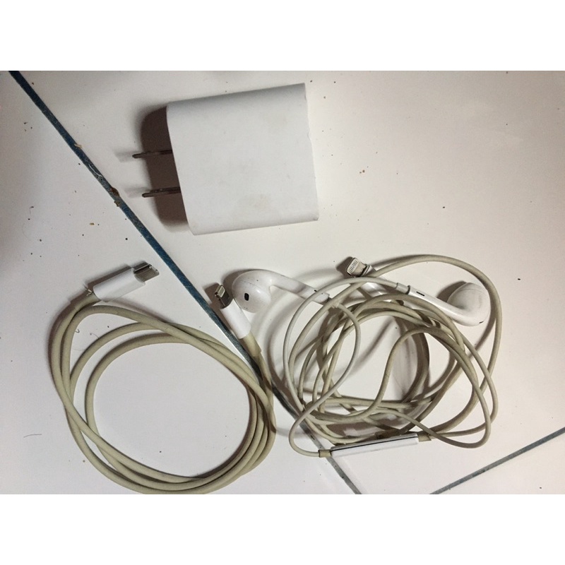 preloved charger + headset