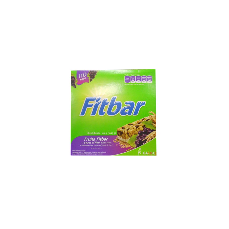 

Fitbar Snack Fruits 5X25Gr