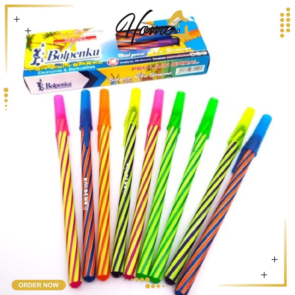 

BOLPENKU/pen ulir/Pulpen Bolpenku Lilin Warna
