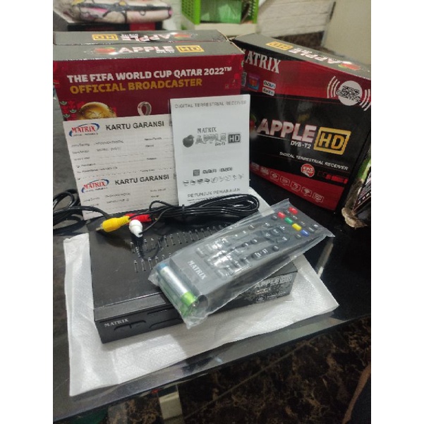 Set Top Box Matrix Apple Merah Termurah/STB Kualitas Terjamin