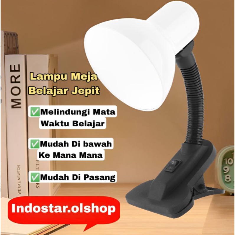 Desk lamp minimalis arsitek Jepit⭐ IndoStar.olshop⭐