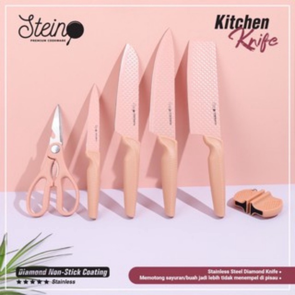 Promo Stein Knife Set Pink