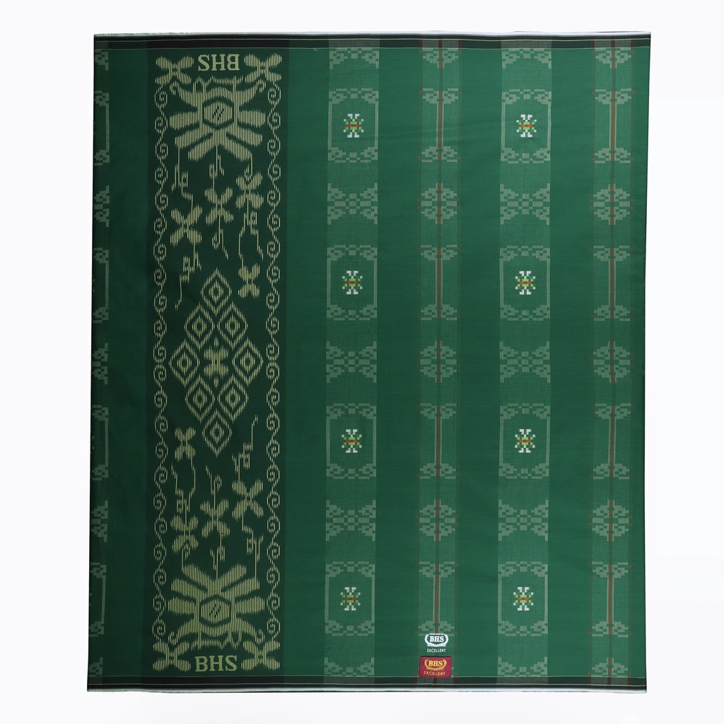Sarung BHS Excellent Gold Motif Qatar Hijau / BHS EXCELLENT GOLD