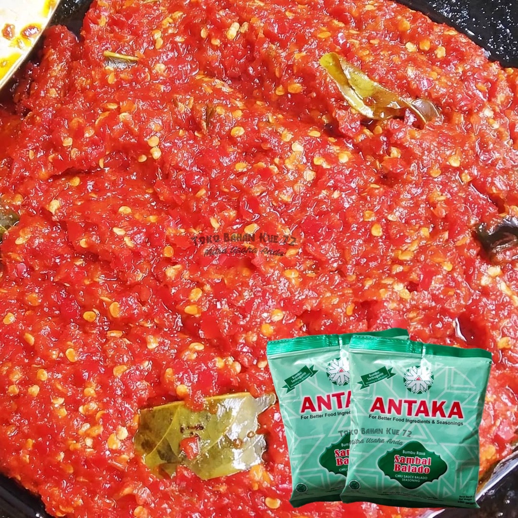 

Antaka Sambal Balado 100gr Bumbu Tabur Rasa Chili Sauce Balado Seasoning